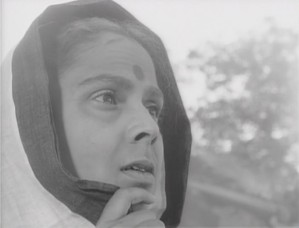 Gita Dey  from a scene in Ritwik Ghatak's Meghe Dhaka Tara